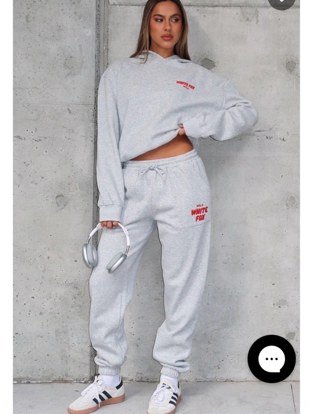 White Fox Boutique Offstage Sweatpants Alloy Grey